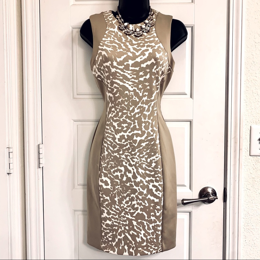 Calvin Klein cheetah print dress